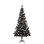 Pre-lit Christmas tree with lights and black balls 210 cm by vidaXL, Christmas trees - Ref: Foro24-3077591, Price: 115,56 €, ...