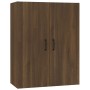 Brown oak engineered wood hanging cabinet 69.5x34x90cm by vidaXL, Lockers and storage cabinets - Ref: Foro24-817386, Price: 7...