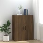 Brown oak engineered wood hanging cabinet 69.5x34x90cm by vidaXL, Lockers and storage cabinets - Ref: Foro24-817386, Price: 7...