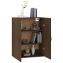 Brown oak engineered wood hanging cabinet 69.5x34x90cm by vidaXL, Lockers and storage cabinets - Ref: Foro24-817386, Price: 7...