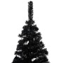 Pre-lit Christmas tree with lights and black balls 210 cm by vidaXL, Christmas trees - Ref: Foro24-3077591, Price: 101,82 €, ...