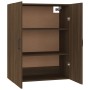 Brown oak engineered wood hanging cabinet 69.5x34x90cm by vidaXL, Lockers and storage cabinets - Ref: Foro24-817386, Price: 7...