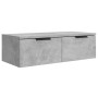 Hängeschränke 2 Stück Beton grau Sperrholz 68x30x20 cm von vidaXL, Regale und Regale - Ref: Foro24-3115895, Preis: 79,47 €, R...