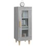 Aparador madera de ingeniería gris Sonoma 34,5x34x90 cm de vidaXL, Aparadores - Ref: Foro24-817427, Precio: 51,75 €, Descuent...