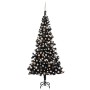 Árbol de Navidad preiluminado con luces y bolas negro 240 cm de vidaXL, Arboles de navidad - Ref: Foro24-3077592, Precio: 139...