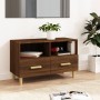 TV stand made of brown oak plywood, measuring 80x36x50 cm. by vidaXL, TV Furniture - Ref: Foro24-817491, Price: 50,99 €, Disc...