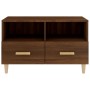 TV stand made of brown oak plywood, measuring 80x36x50 cm. by vidaXL, TV Furniture - Ref: Foro24-817491, Price: 60,96 €, Disc...