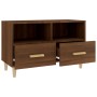 TV stand made of brown oak plywood, measuring 80x36x50 cm. by vidaXL, TV Furniture - Ref: Foro24-817491, Price: 60,96 €, Disc...