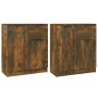 Sideboards 2 units smoked oak plywood 60x30x70 cm by vidaXL, Sideboards - Ref: Foro24-3115817, Price: 127,99 €, Discount: %