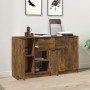 Sideboards 2 units smoked oak plywood 60x30x70 cm by vidaXL, Sideboards - Ref: Foro24-3115817, Price: 127,99 €, Discount: %