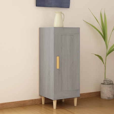 Sonoma gray engineered wood sideboard 34.5x34x90 cm by vidaXL, Sideboards - Ref: Foro24-817433, Price: 54,93 €, Discount: %