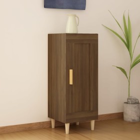 Oak brown engineered wood sideboard 34.5x34x90 cm by vidaXL, Sideboards - Ref: Foro24-817434, Price: 46,25 €, Discount: %