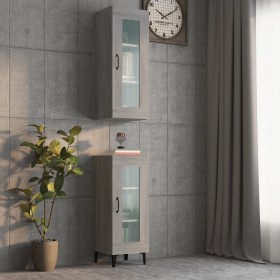 Sonoma gray hanging wall cabinet 34.5x34x90 cm by vidaXL, Sideboards - Ref: Foro24-817448, Price: 47,99 €, Discount: %