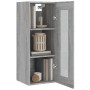 Sonoma gray hanging wall cabinet 34.5x34x90 cm by vidaXL, Sideboards - Ref: Foro24-817448, Price: 47,82 €, Discount: %