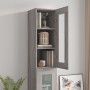 Armario de pared colgante gris Sonoma 34,5x34x90 cm de vidaXL, Aparadores - Ref: Foro24-817445, Precio: 56,19 €, Descuento: %