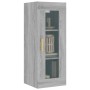 Armario de pared colgante gris Sonoma 34,5x34x90 cm de vidaXL, Aparadores - Ref: Foro24-817445, Precio: 56,19 €, Descuento: %