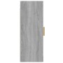 Armario de pared colgante gris Sonoma 34,5x34x90 cm de vidaXL, Aparadores - Ref: Foro24-817445, Precio: 56,19 €, Descuento: %