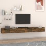 Wall cabinets 2 units smoked oak plywood 102x30x20cm by vidaXL, Shelves and shelves - Ref: Foro24-3115905, Price: 137,11 €, D...