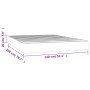 Pocket spring mattress dark gray fabric 140x200x20 cm by vidaXL, Mattresses - Ref: Foro24-347795, Price: 212,65 €, Discount: %