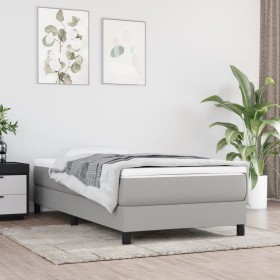 Pocket spring mattress light gray fabric 90x190x20 cm by vidaXL, Mattresses - Ref: Foro24-347694, Price: 133,99 €, Discount: %