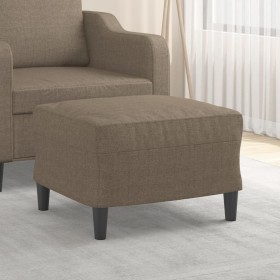 Reposapiés de tela gris taupe 60x50x41 cm de vidaXL, Otomanas - Ref: Foro24-349286, Precio: 59,99 €, Descuento: %