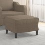 Taupe gray fabric footrest 60x50x41 cm by vidaXL, Ottomans - Ref: Foro24-349286, Price: 61,31 €, Discount: %