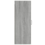 Sonoma gray plywood wall cabinet 34.5x34x90 cm by vidaXL, Shelves and shelves - Ref: Foro24-817442, Price: 46,60 €, Discount: %