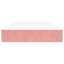 Pink velvet pocket spring mattress 90x190x20 cm by vidaXL, Mattresses - Ref: Foro24-347713, Price: 135,60 €, Discount: %