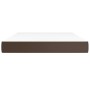 Brown synthetic leather pocket spring mattress 140x200x20 cm by vidaXL, Mattresses - Ref: Foro24-347805, Price: 215,20 €, Dis...