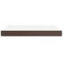 Brown synthetic leather pocket spring mattress 140x200x20 cm by vidaXL, Mattresses - Ref: Foro24-347805, Price: 215,20 €, Dis...