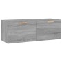 Wall-mounted plywood gray Sonoma wardrobe 100x36.5x35 cm by vidaXL, Lockers and storage cabinets - Ref: Foro24-817610, Price:...