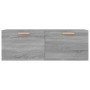 Wall-mounted plywood gray Sonoma wardrobe 100x36.5x35 cm by vidaXL, Lockers and storage cabinets - Ref: Foro24-817610, Price:...