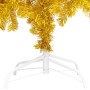 Árbol de Navidad preiluminado con luces y bolas dorado 210 cm de vidaXL, Arboles de navidad - Ref: Foro24-3077606, Precio: 12...