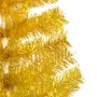 Árbol de Navidad preiluminado con luces y bolas dorado 210 cm de vidaXL, Arboles de navidad - Ref: Foro24-3077606, Precio: 12...