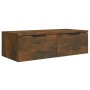 Wall cabinets 2 units smoked oak plywood 68x30x20 cm by vidaXL, Shelves and shelves - Ref: Foro24-3115897, Price: 94,34 €, Di...