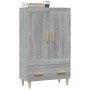 Aparador alto de madera contrachapada gris Sonoma 70x31x115 cm de vidaXL, Aparadores - Ref: Foro24-817484, Precio: 76,24 €, D...