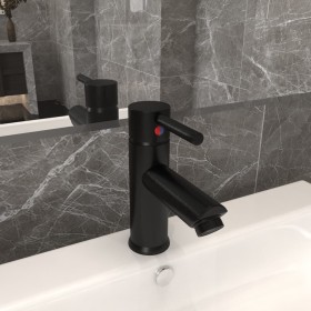 Grifo para lavabo de baño acabado negro 130x176 mm de vidaXL, Grifos - Ref: Foro24-149066, Precio: 32,17 €, Descuento: %