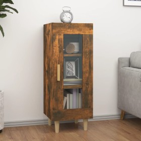 Engineered wood smoked oak sideboard 34.5x34x90 cm by vidaXL, Sideboards - Ref: Foro24-817426, Price: 63,92 €, Discount: %