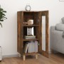 Engineered wood smoked oak sideboard 34.5x34x90 cm by vidaXL, Sideboards - Ref: Foro24-817426, Price: 63,92 €, Discount: %