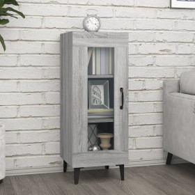 Aparador de madera contrachapada gris Sonoma 34,5x34x90 cm de vidaXL, Aparadores - Ref: Foro24-817430, Precio: 53,99 €, Descu...