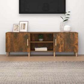 Mueble de TV madera contrachapada roble ahumado 150x30x30 cm de vidaXL, Muebles TV - Ref: Foro24-817501, Precio: 71,67 €, Des...