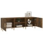 Mueble de TV madera contrachapada roble ahumado 150x30x30 cm de vidaXL, Muebles TV - Ref: Foro24-817501, Precio: 71,67 €, Des...