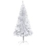 Árbol de Navidad preiluminado con luces y bolas plateado 120 cm de vidaXL, Arboles de navidad - Ref: Foro24-3077608, Precio: ...