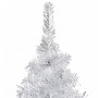 Beleuchteter Weihnachtsbaum mit Lichtern und Kugeln silber 120 cm von vidaXL, Weihnachtsbäume - Ref: Foro24-3077608, Preis: 5...