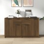 Sideboards 2 Stück braunes Eichensperrholz 60x30x70 cm von vidaXL, Sideboards - Ref: Foro24-3115819, Preis: 121,22 €, Rabatt: %