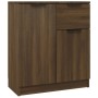 Sideboards 2 Stück braunes Eichensperrholz 60x30x70 cm von vidaXL, Sideboards - Ref: Foro24-3115819, Preis: 121,99 €, Rabatt: %