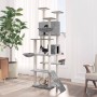 Cat scratching post with light gray sisal posts 191 cm by vidaXL, Cat furniture - Ref: Foro24-171595, Price: 108,62 €, Discou...