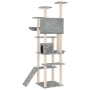 Cat scratching post with light gray sisal posts 191 cm by vidaXL, Cat furniture - Ref: Foro24-171595, Price: 108,62 €, Discou...