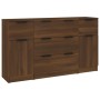 Brown oak plywood 3-piece sideboard set by vidaXL, Sideboards - Ref: Foro24-3115827, Price: 171,57 €, Discount: %