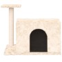 Cat scratching post with cream sisal posts 51 cm by vidaXL, Cat furniture - Ref: Foro24-171585, Price: 37,76 €, Discount: %